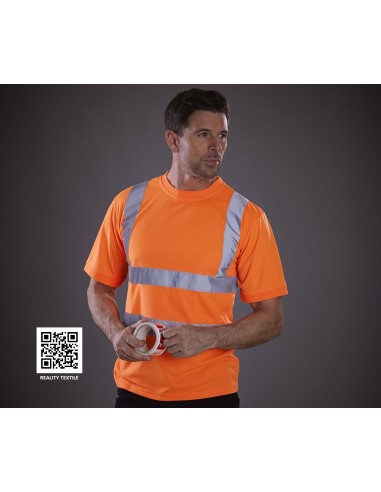 YOK-HVJ410-Two Band et Brace Hi-Vis T-Shirt
